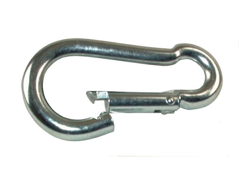 Sparex Snap Hook Ø4mm x 40mm Durable Steel Quick-Connect Fastener | S.4270