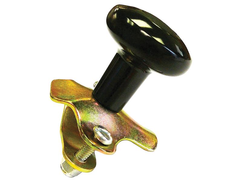 Sparex Wheel Spinner 15° Black Steering Knob for Easy Handling | S.44208