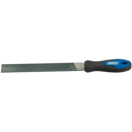 Draper Soft Grip Engineer's Hand File And Handle, 200mm - 8106B - Farming Parts