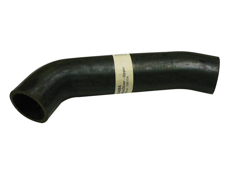 A black rubber hose with a slight bend and the Sparex S.44984 label wrapped around it, featuring an inner diameter of 29mm at the smaller end and secured with a hose clip.