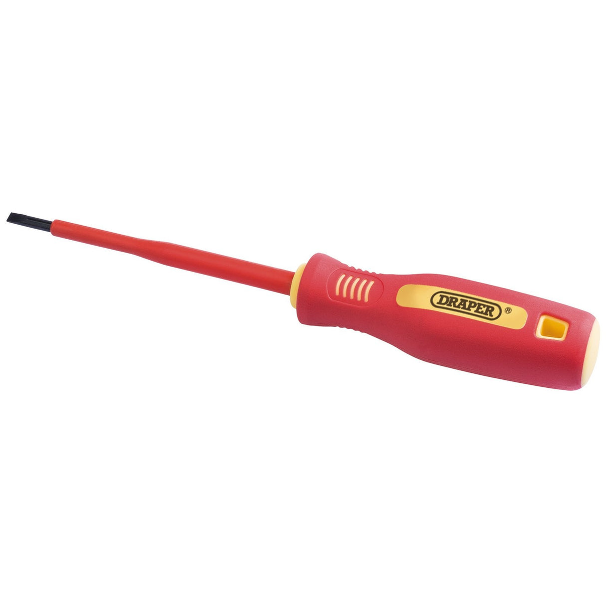 Draper Fully Insulated Plain Slot Screwdriver, 4 X 100mm (Sold Loose) - 952B - Farming Parts
