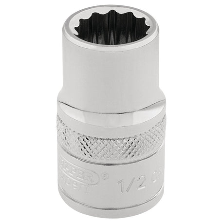 Draper Hi-Torq® 12 Point Socket, 3/8" Sq. Dr., 1/2" - D-AF - Farming Parts