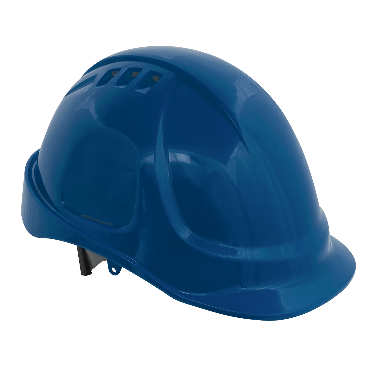 Safety Helmet - Vented (Blue) - 502B - Farming Parts