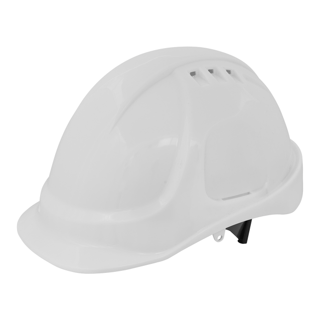 Safety Helmet - Vented (White) - 502W - Farming Parts