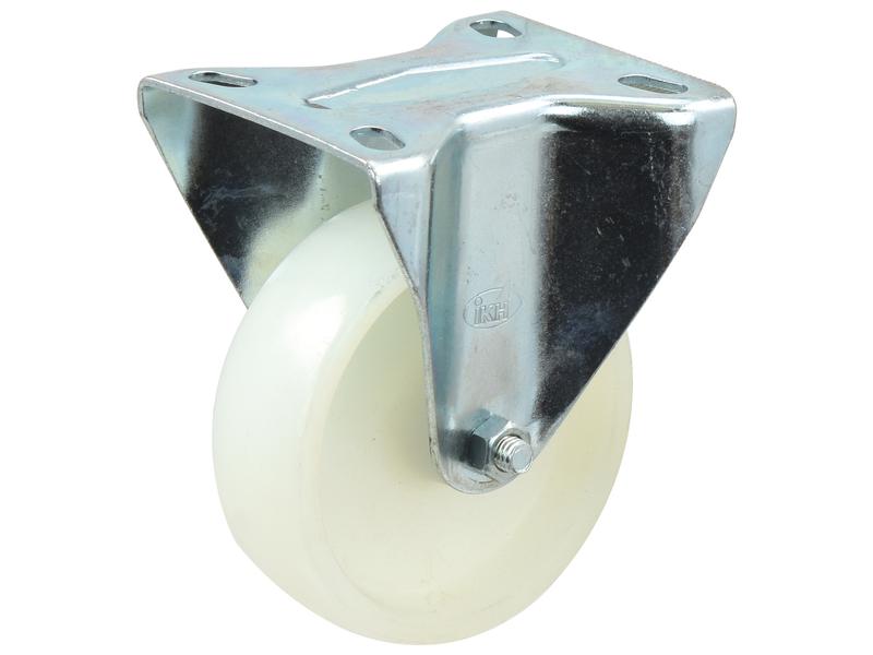 Fixed Plastic/Nylon Castor Wheel - Capacity: 400kgs, Wheel Ø: 200mm - Sparex Part No. S.53613
