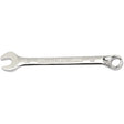 The Draper Hi-Torq® Combination Spanner, 11mm - 8224MM, from the reputable Draper brand, is crafted from durable chrome vanadium steel. It features an open-end on one side and a box-end on the other and meets DIN3113 Specifications. Part of the Draper Expert HI-TORQ range, it is showcased against a white background.
