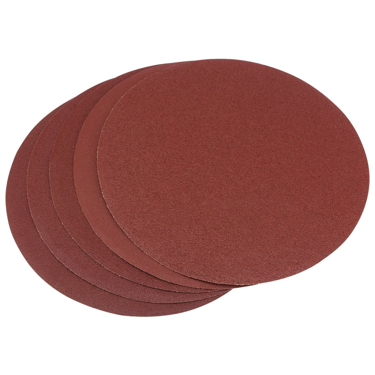 Draper Assorted Self-Adhesive Aluminium Oxide Sanding Discs, 200mm (Pack Of 5) - SD8C - Farming Parts