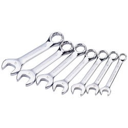 Draper Hi-Torq® Metric Stubby Combination Spanner Set (7 Piece) - 8226/7/MM - Farming Parts