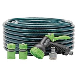 Draper Garden Hose And Spray Gun Kit, 12mm Bore, 30M - GH2/GW16 - Farming Parts