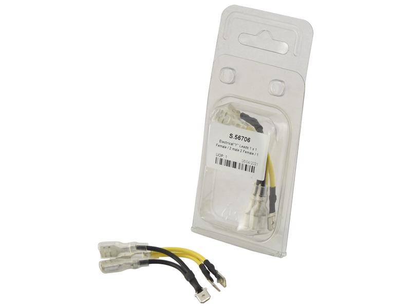 Agripak Y Connector Spade 2-Piece Electrical Splitter Set | S.56706