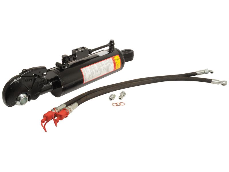 Hydraulic Top Link (Cat.-/2 (Ø-/25mm)) and Q.R CBM Hook, Cylinder Bore: 63mm, Min. Length : 610mm. - Sparex Part No. S.56792