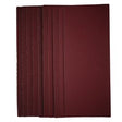 Pictured is a pack of Draper 1/2 Sanding Sheets, featuring a red hue and various grit sizes. These durable 115 x 280mm sheets are ideal for sanding and finishing wood, thanks to their construction with tough aluminium oxide that ensures a smooth, professional finish.
