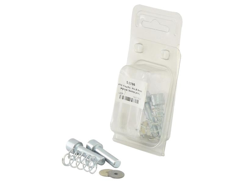 Sparex PTO Yoke Pin Set 8mm Quick-Release Fastener | S.5786