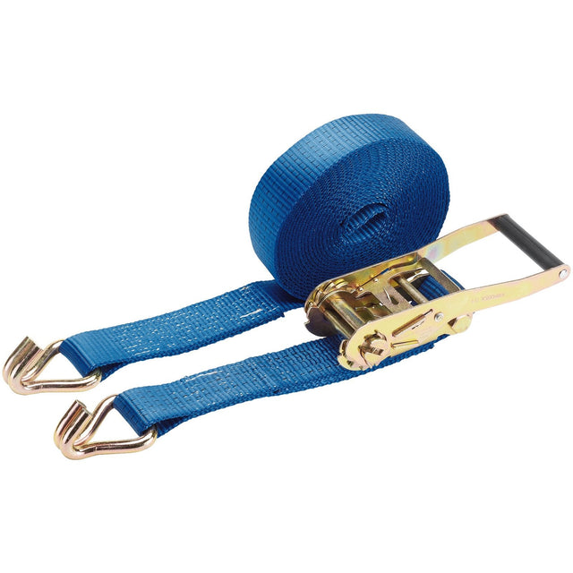 Draper Ratchet Tie Down Strap, 8M X 50mm, 2500Kg - RTDS/8M2T/HB - Farming Parts