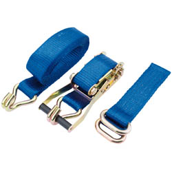 Draper Ratcheting Vehicle Tie Down Straps, 3M X 50mm, 2500Kg - CRTDS2500/B - Farming Parts