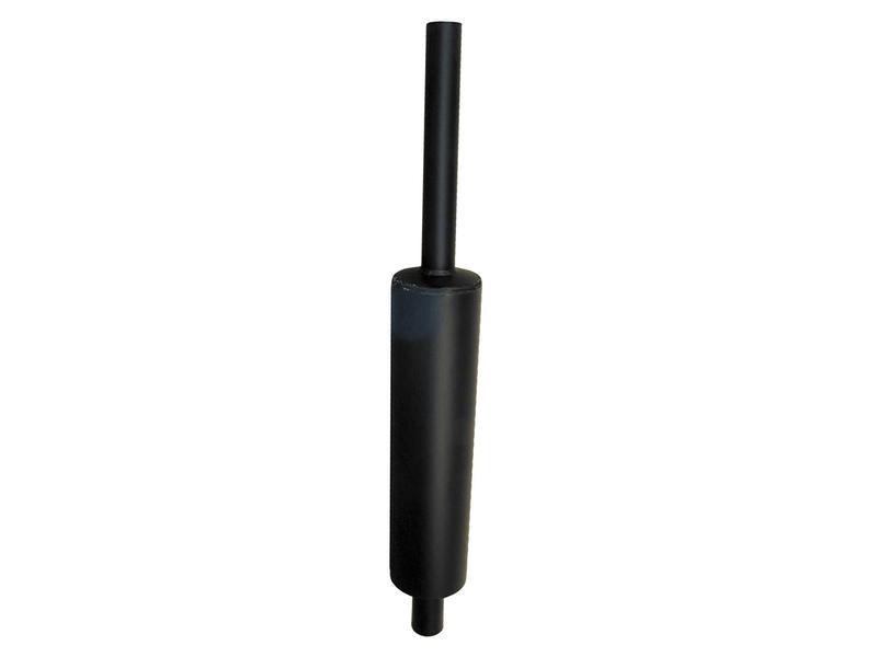 Vertical Silencer Black Heat Resistant Finish for Zetor - Sparex Part S.6307