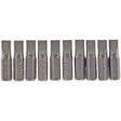 Draper Plain Slot Insert Bit, 6mm, 1/4" Hex, 25mm Long (Pack Of 10) - 25PS/10/B - Farming Parts