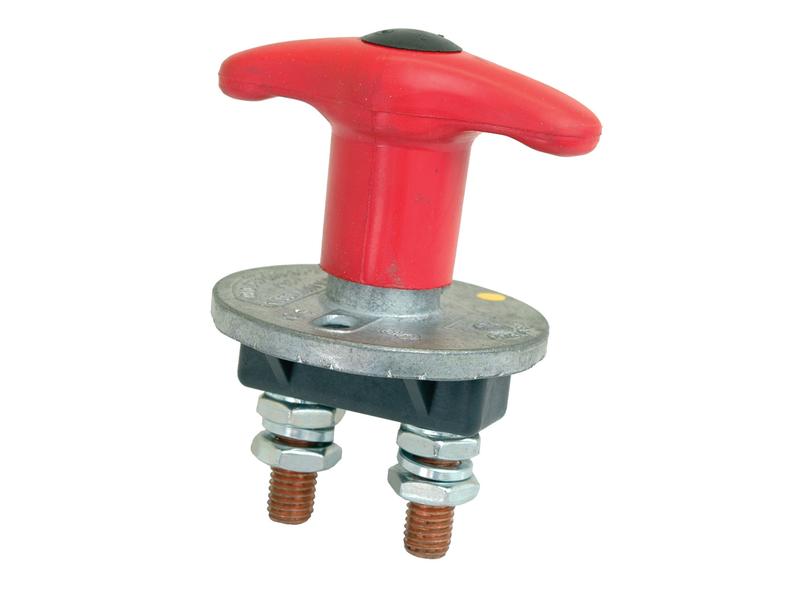 Battery Cut Off Switch - Standard Duty, 100 Amps, 12-24V (Agripak) - Sparex Part No. S.64059