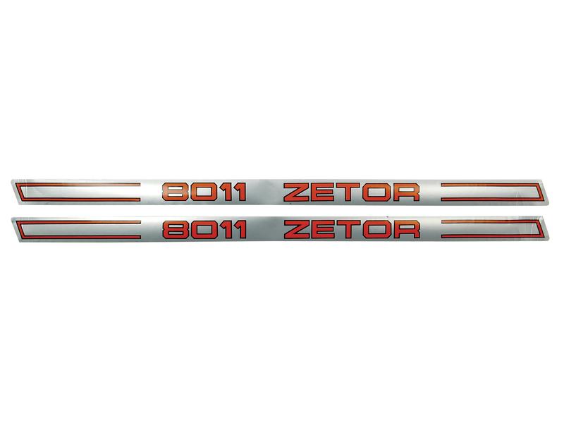 Decal Set - Zetor 8011 - Sparex Part S.64404