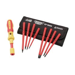 Draper Xp1000® Vde Interchangeable Torque Screwdriver Set (9 Piece) - 965T/9 - Farming Parts