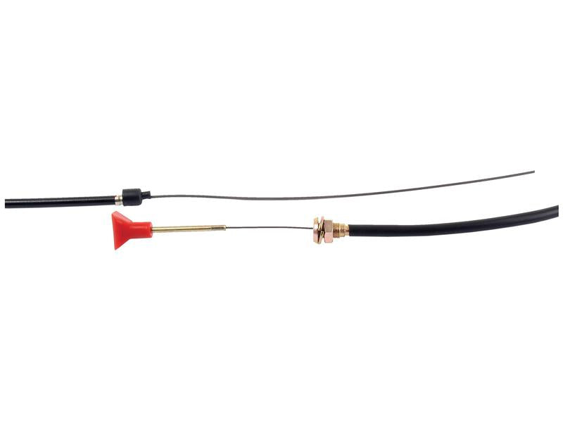 Engine Stop Cable - Length: 1975 MM, Outer Cable Length: 1612 Mm. - Sparex Part S.65747