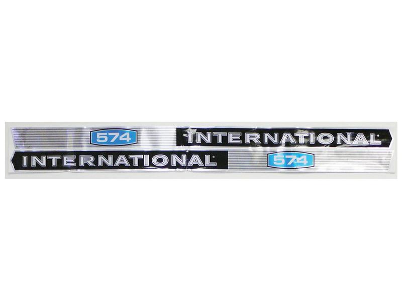 Decal Set for Case IH 574 Tractor Restoration OEM Fit - Sparex Part S.67753