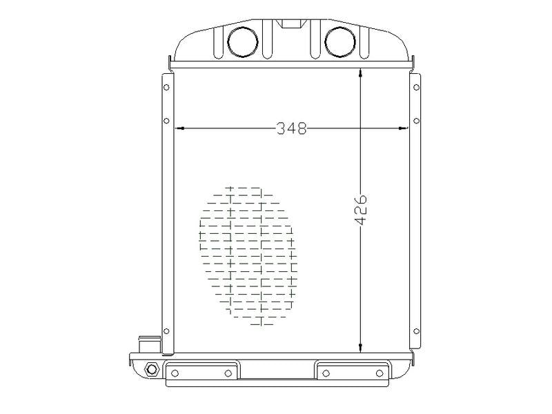 Sparex Radiator | S.67949 - Product Image 3