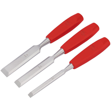 Draper Redline Wood Chisel Set (3 Piece) - RL-WCS/3SET - Farming Parts