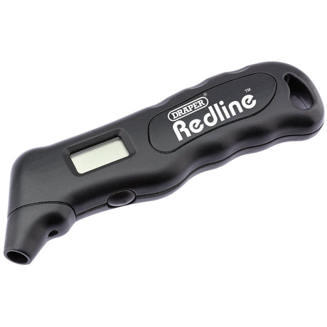 Draper Redline Digital Tyre Pressure Gauge, 0 - 100Psi - RL-DTPG - Farming Parts