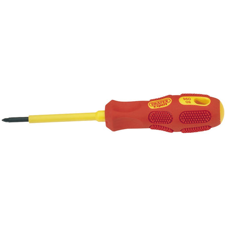 Draper Vde Approved Fully Insulated Pz Type Screwdriver, No.0 X 60mm (Sold Loose) - 960PZB - Farming Parts