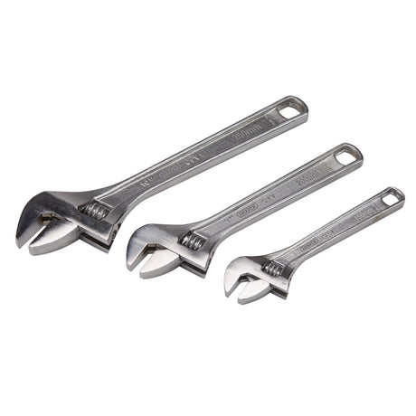 Draper Adjustable Wrench Set (3 Piece) - 371CP/3 - Farming Parts