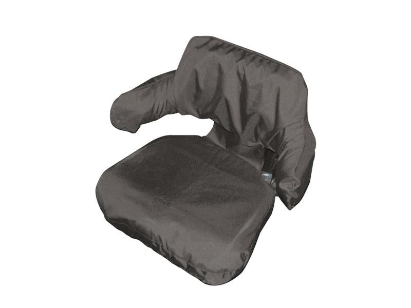 Sparex Wraparound Seat Cover Waterproof Universal Black Tractor Fit | S.71887