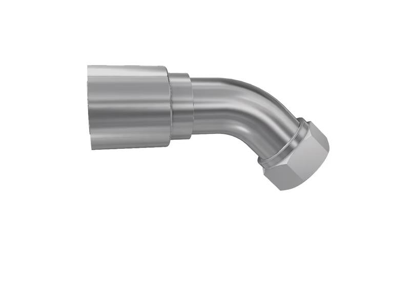 Parker Metric 24° Hose Insert 1in X M36 X 2.00 (28L) Female 135° Swept Swivel with O-Ring - Sparex Part S.7343616