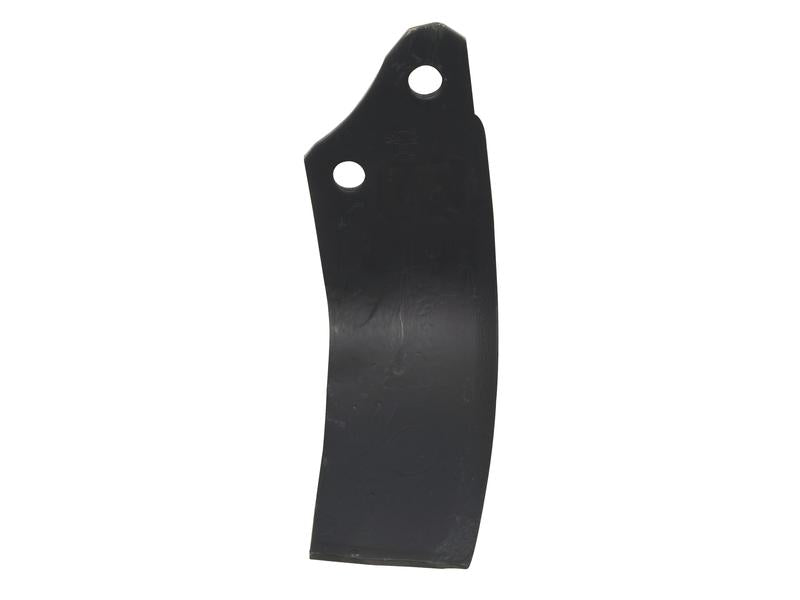Rotavator Blade Curved LH 80x6 MM Height: 192 Mm. Hole Centres: 56 Mm. Hole Ø: 14.5 Mm. Replacement for Maschio to Fit as: 02108433 - Sparex Part S.74768