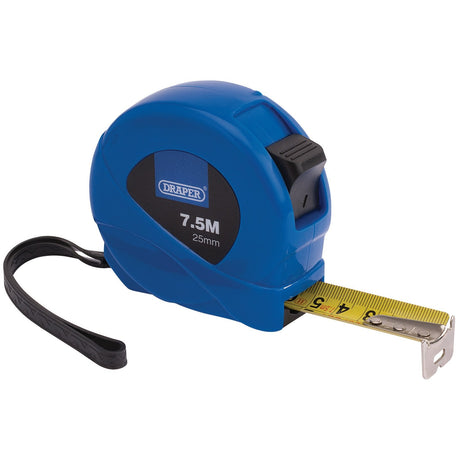 Draper Measuring Tape, 7.5M/25Ft X 25mm, Blue - EMTC - Farming Parts