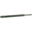 A Draper SDS+ Flat Chisel, 20mm - APT5PA, with a hexagonal shank and flat blade, compatible with SDS+ hammer drills, on a white background.