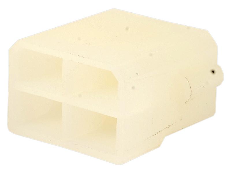 4 Pole Female Connector Housing – Compact 12V Electrical Fitting - Sparex Part S.79024