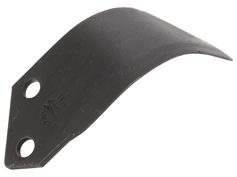 Rotavator Blade Curved RH 60x6 MM Height: 164 Mm. Hole Centres: 40 Mm. Hole Ø: 12.5 Mm. Replacement for Celli to Fit as: 531511 - Sparex Part S.79670
