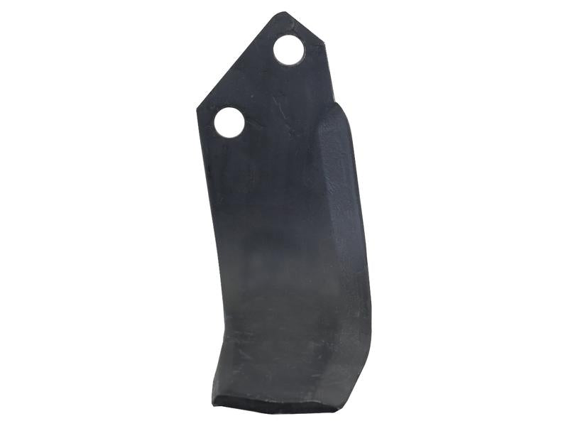 Rotavator Blade Curved LH 60x6 MM Height: 164 Mm. Hole Centres: 40 Mm. Hole Ø: 12.5 Mm. Replacement for Celli to Fit as: 531512 - Sparex Part S.79671