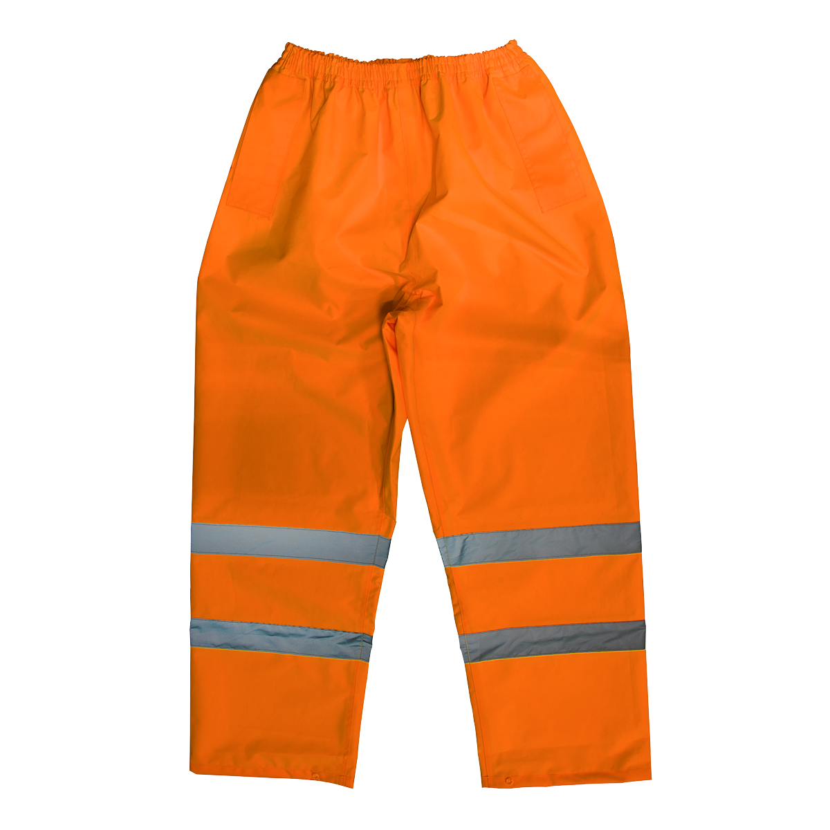 Hi-Vis Orange Waterproof Trousers - Large - 807LO - Farming Parts