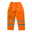 Hi-Vis Orange Waterproof Trousers - Large - 807LO - Farming Parts