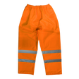 Hi-Vis Orange Waterproof Trousers - Medium - 807MO - Farming Parts