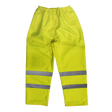 Hi-Vis Yellow Waterproof Trousers - Medium - 807M - Farming Parts