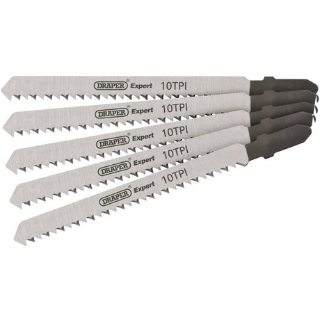 Draper Dt101B Jigsaw Blade Set, 100mm (5 Piece) - DT101B - Farming Parts