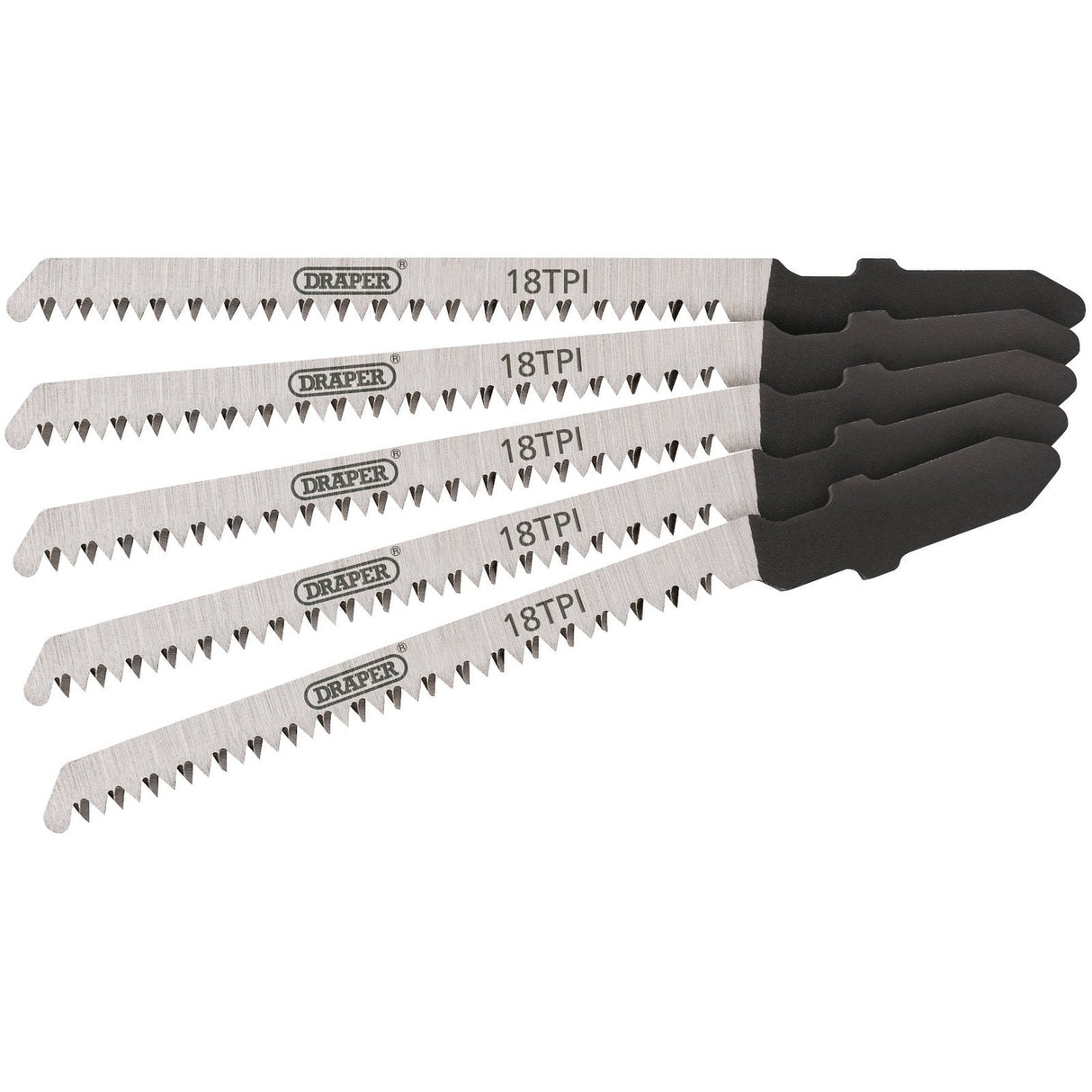 Draper Dt101Ao Jigsaw Blade Set, 83mm (5 Piece) - DT101AO - Farming Parts