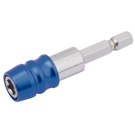 Draper Quick Release Bit Holder, 65mm, 1/4" (F) X 1/4" (M) - MH/QR/60/B - Farming Parts