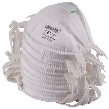Draper Ffp3 Nr Moulded Dust Mask (Pack Of 10) - FM-FFP3-FF - Farming Parts