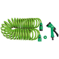 Draper Recoil Hose With Spray Gun And Tap Connector, 10M - GCH1DD - Farming Parts