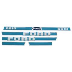 Sparex Decal Set OEM Replacement for Ford New Holland 6610 | S.8431