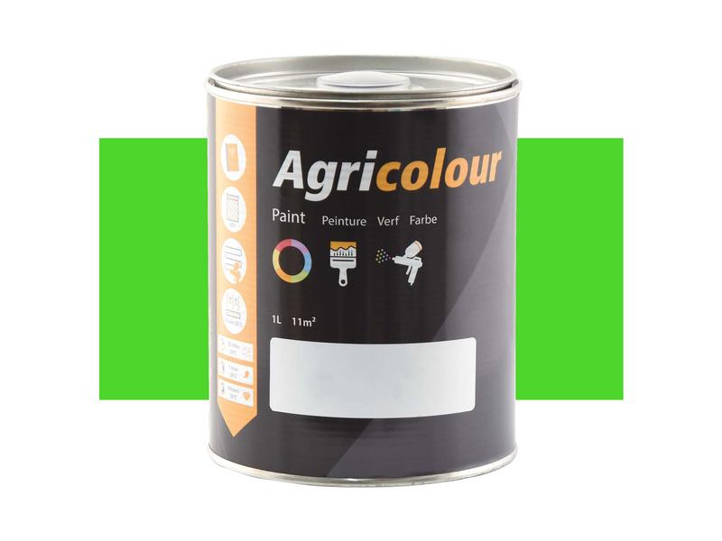 Agricolour - Green Gloss Paint 1L Tin - Sparex Part No. S.84432